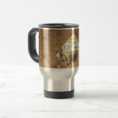 18e Jubileum van het huwelijk Porcelain Cat's oog Reisbeker (Voorkant links)