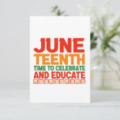 18e keer om zwart te vieren en op te leiden bedankkaart (Staand voorkant)