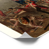 18e Koninklijk Iers Regiment in Amoy China Poster (Hoek)