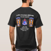 18e Luchtvaartbrigade "Zwarte Barons" T-shirt (Achterkant)