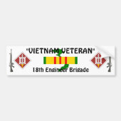 18e motorrijtuigenbrigade-bumpersticker bumpersticker (Voorkant)