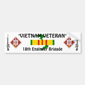 18e motorrijtuigenbrigade-bumpersticker bumpersticker