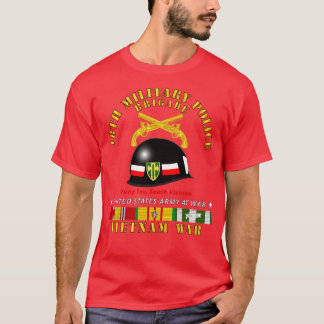 18e MP Brigadehelm Vietnam w SVC T-shirt