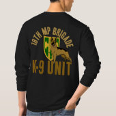 18e MP K-9 (canine) Unit T-shirt (Achterkant)