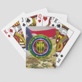 18e MP Militaire Politie Brigade  Pokerkaarten (Achterkant)