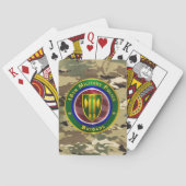 18e MP Militaire Politie Brigade Pokerkaarten (Achterkant)