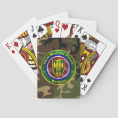 18e MP Militaire Politie Brigade  Pokerkaarten (Achterkant)
