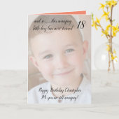 18e nog steeds geweldig sinaasappel en zwart verja kaart (Gele Bloem)