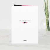 18e nog steeds verbazingwekkende roze en zwarte ve kaart (Achterkant)