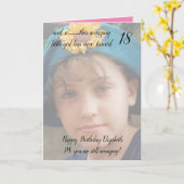 18e nog steeds verbazingwekkende roze en zwarte ve kaart (Gele Bloem)