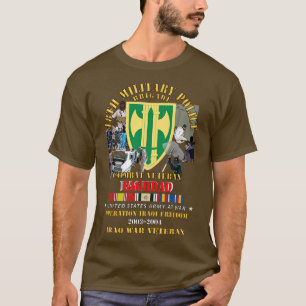 18e parlementslid BDE Iraq Vet w BAGDAD OIF 20034  T-shirt