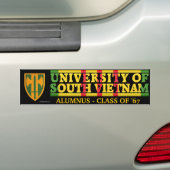 18e PO Bde. - U van S Vietnam Alumnus Sticker (Op auto)