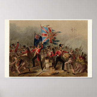 18e Royal Irish Regiment in Amoy China Poster