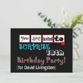 18e Sjabloon voor uitnodiging in het kader van de  (Staand voorkant)