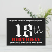 18e Sjabloon voor uitnodiging in het kader van de (Staand voorkant)