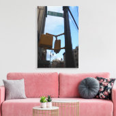 18e straat canvas afdruk (Insitu (Woonkamer))