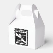 18e trouwdag porseleinen traditioneel bedankdoosjes (Voorkant Zijde)