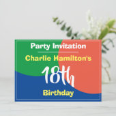 18e uitnodiging (Staand voorkant)