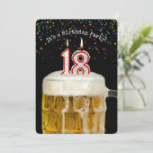 18e uitnodiging van de Kandle Partij van de Dag (Staand voorkant)