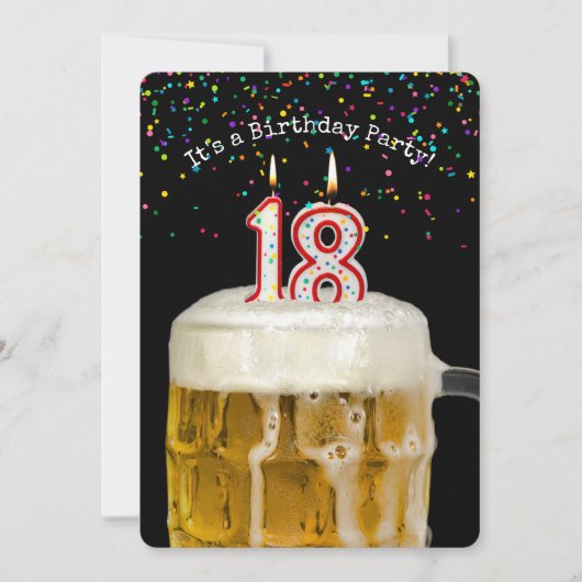 18e uitnodiging van de Kandle Partij van de Dag (Voorkant)