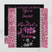 18e uitnodiging van de KINK CHIC Birthday Party (Voorkant / Achterkant)