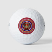 18e veldartillerie-brigade-airborne golfballen (Voorkant)