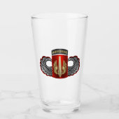 18e Veldartillerie Brigade Airborne Jump Wings Glas (Voorkant)
