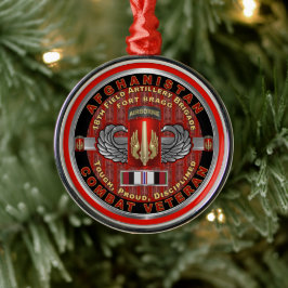 18e veldartillerijbrigade Afghanistan Veteraan Metalen Ornament