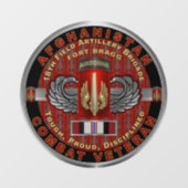 18e veldartillerijbrigade Afghanistan Veteraan Raamsticker (Vel)