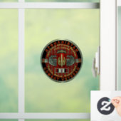 18e veldartillerijbrigade Afghanistan Veteraan Raamsticker (Huis)