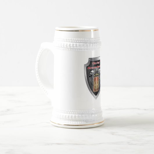 18e veldartillerijbrigade in de lucht bierpul (Voorkant links)