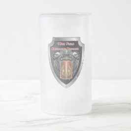 18e veldartillerijbrigade in de lucht matglas bierpul