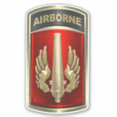 18e veldartillerijbrigade sticker (Voorkant)