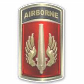 18e veldartillerijbrigade sticker (Voorkant)