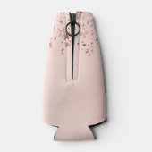 18e Verjaardag 18 Party roos Gold Stars Flesjeskoeler (Achterkant)