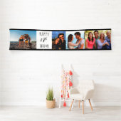 18e verjaardag 4 Fotogriep gepersonaliseerd Spandoek (Insitu)