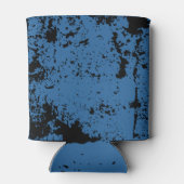 18e Verjaardag Achttien Rocks BLAUW Grunge F18Z Blikjeskoeler (Achterkant)