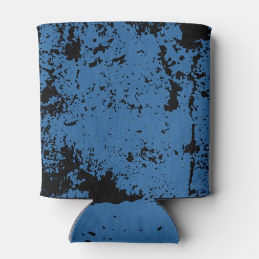 18e Verjaardag Achttien Rocks BLAUW Grunge F18Z Blikjeskoeler (Achterkant)