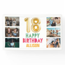 18e verjaardag ballon Happy Birthday Party