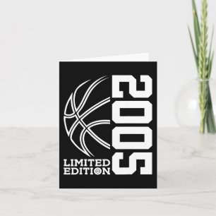 18e verjaardag Basketbal Limited Edition 2005 Kaart