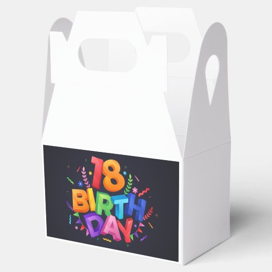 18e verjaardag bedankdoosjes (Geopend)