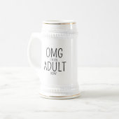 18e verjaardag bierpul (Voorkant links)
