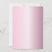 18e verjaardag Blush Roze Glitter Prinses Kaart (Achterkant)