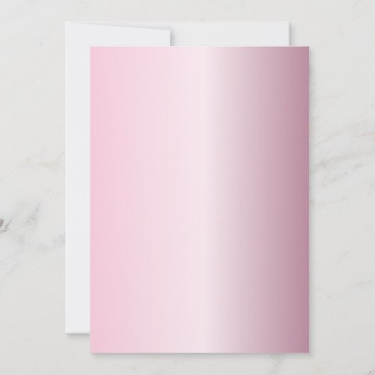 18e verjaardag Blush Roze Glitter Prinses Kaart (Achterkant)