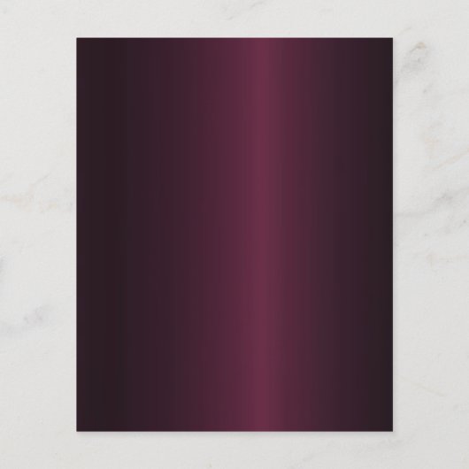 18e verjaardag bordeaux roos gouden uitnodiging (Achterkant)