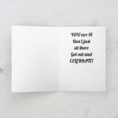 **18e VERJAARDAG** BULLDOG WENST VOOR JOU! Kaart (Binnen)