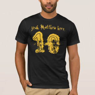 18e verjaardag Cadeau achttien op je eigen naam T-shirt