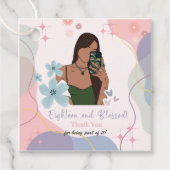 18e verjaardag cadeau label (Voorkant)