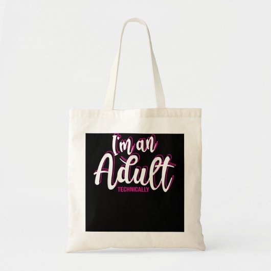 18e verjaardag cadeau voor meisjes grappig dat ik  tote bag (Voorkant)