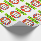 18e verjaardag computergamer cadeaupapier (Hoek)